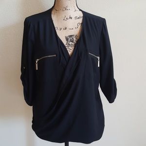 2B bebe black blouse